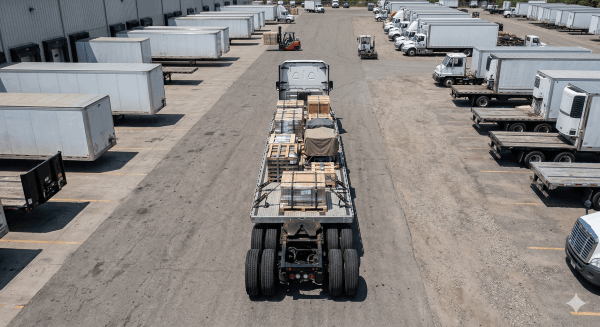 proper cargo loading helping maintain trailer suspension alignment and stability